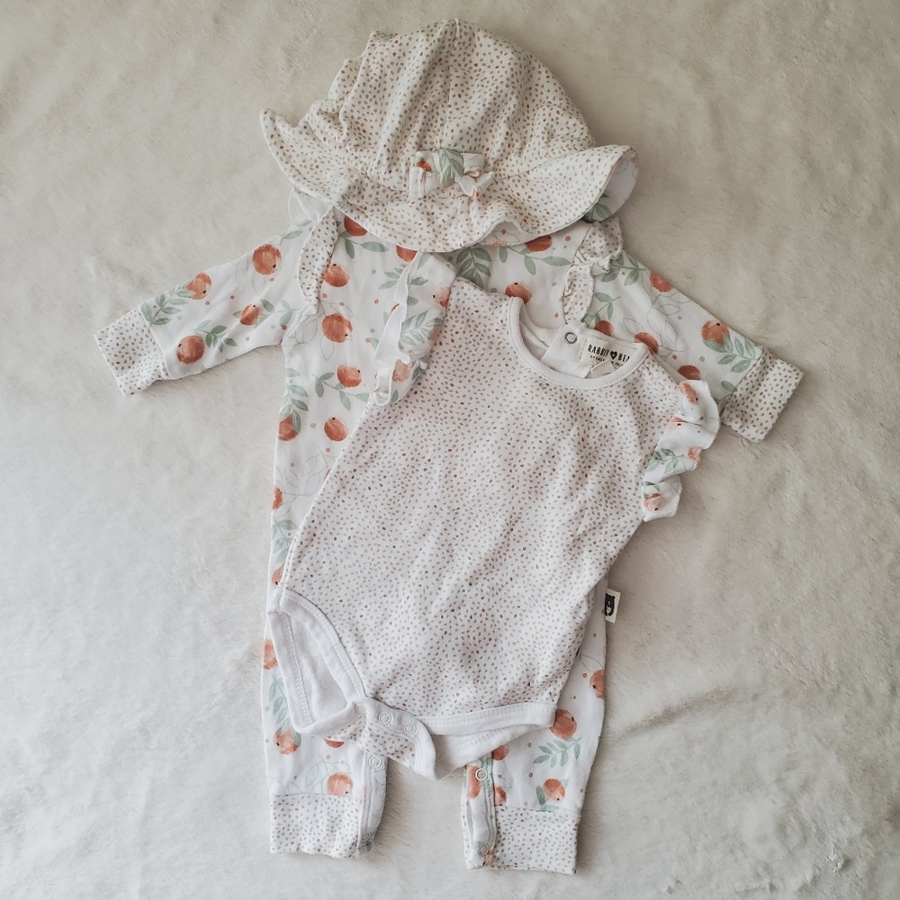 Rabbit & Bear Organic Cotton Matching Set